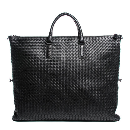 Bottega Veneta Nappa Intrecciato Large Convertible Tote Nero Black 1 of 8