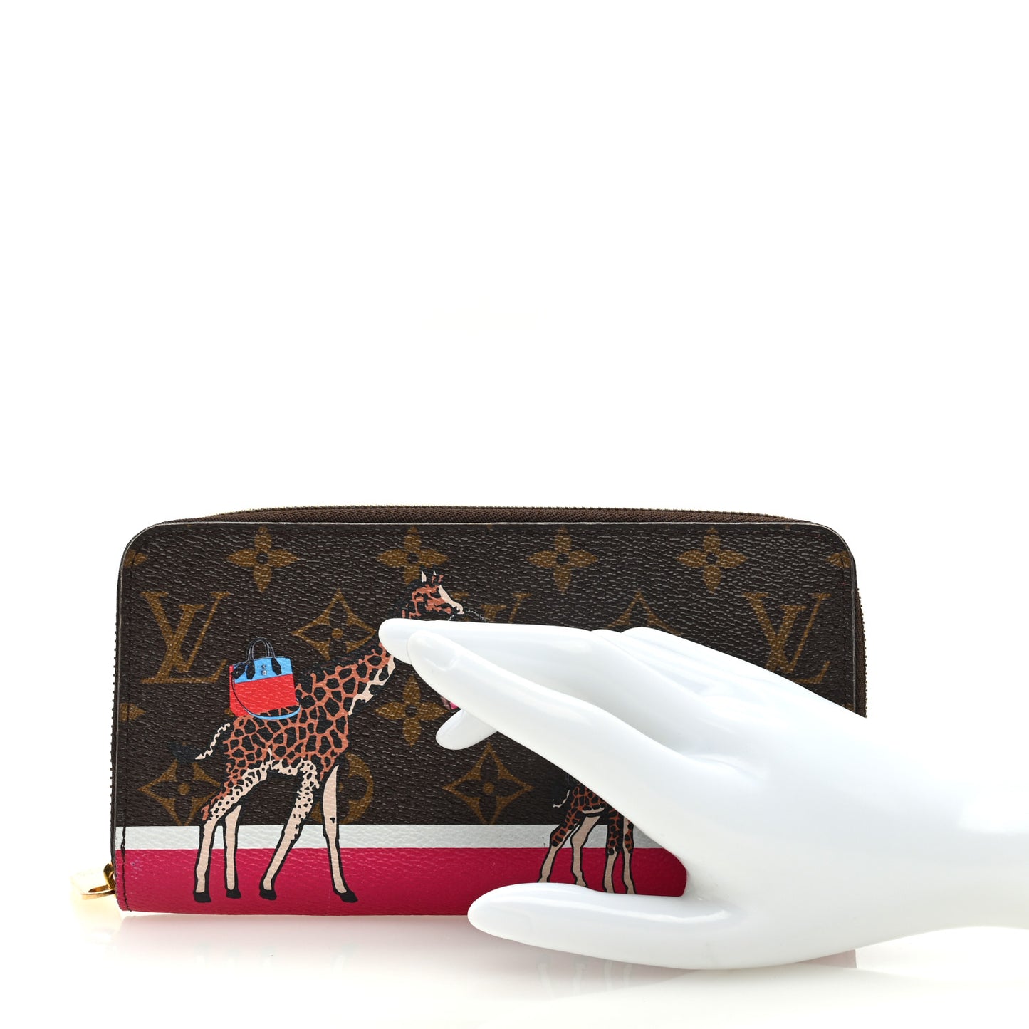 Monogram 2017 Christmas Animation Zippy Wallet