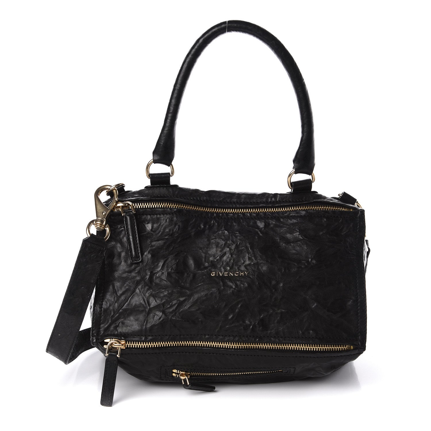 Givenchy Tumbled Sheepskin Medium Pandora Bag Black 1 of 10