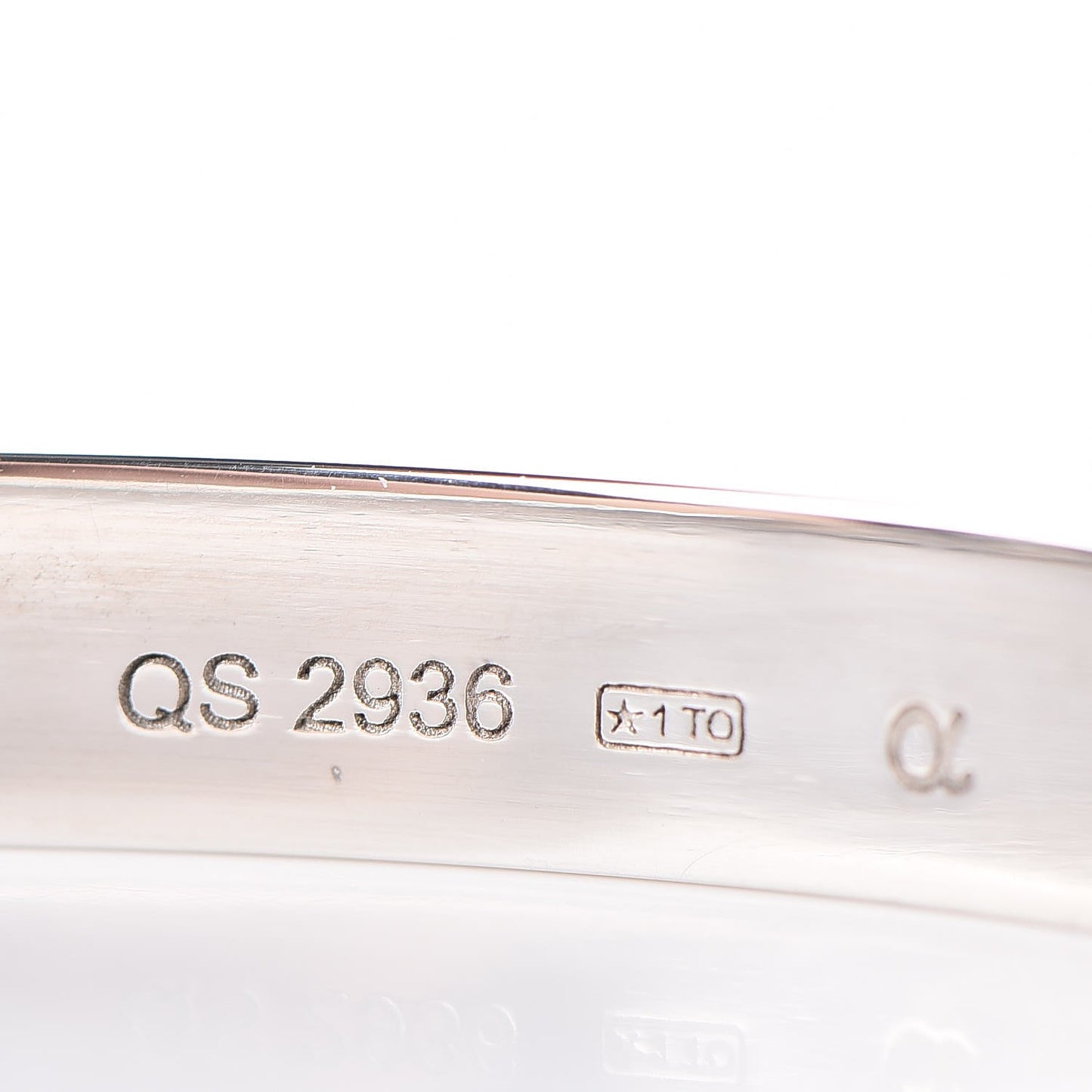 18K White Gold LOVE Bracelet 18