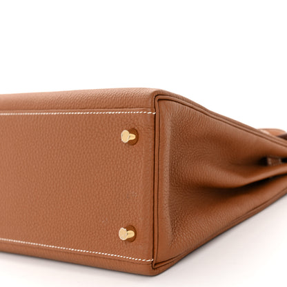 Hermes Togo Kelly Retourne 28 Gold 10 of 12