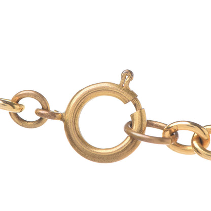 Chanel CC Medallion Long Chain Necklace Gold 4 of 6