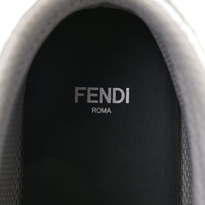 Fendi X NICKI MINAJ Metallic Nappa Macro FF Embossed Prints On High Top Sneakers 39 Silver 6 of 8