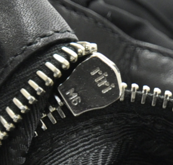 Tessuto Nylon Quilted Tote Nero