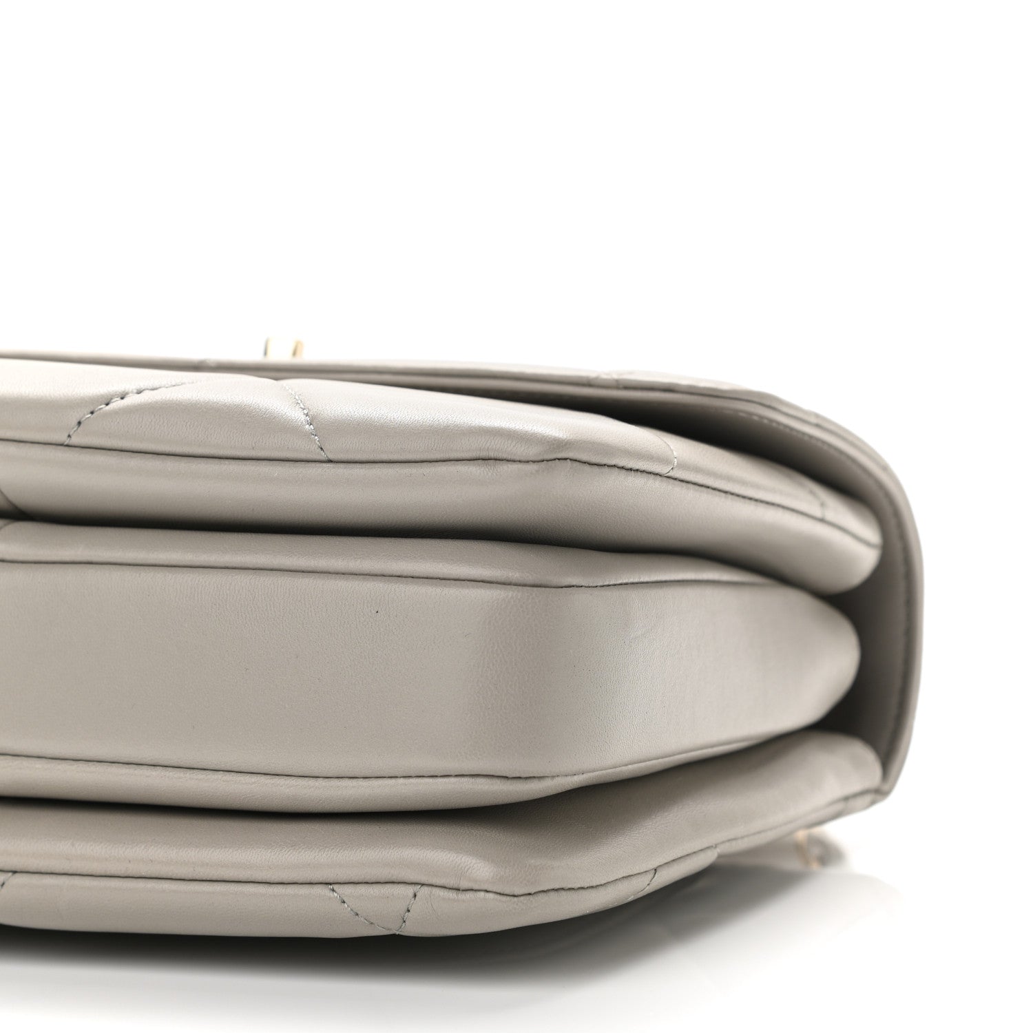 Chanel Lambskin Quilted Small Trendy CC Top Handle Flap Grey 6 of 11