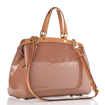 Louis Vuitton Vernis Brea MM Rose Velours 4 of 16