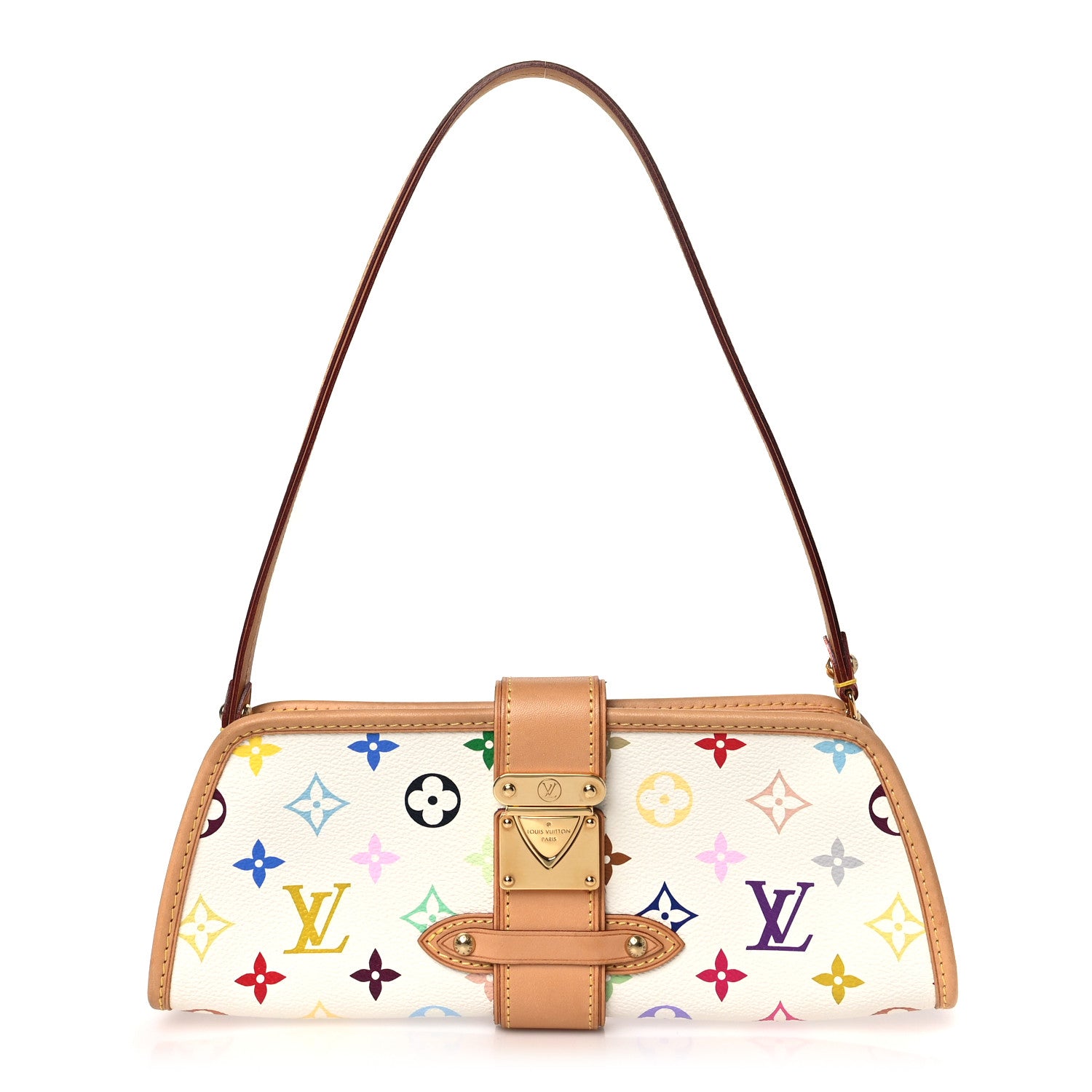 Louis Vuitton Monogram Multicolor Shirley White 1 of 8