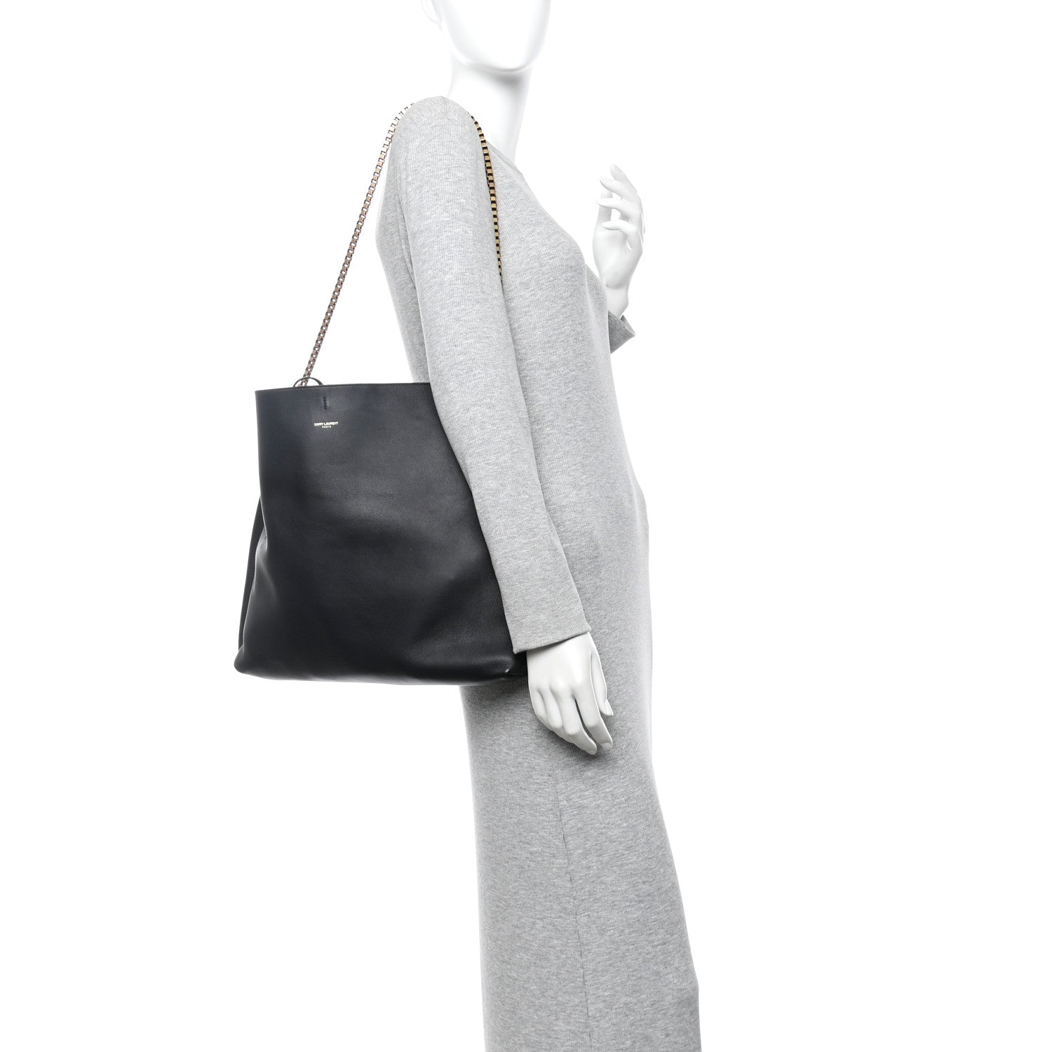 Saint Laurent Calfskin Medium Suzanne Hobo Black 2 of 12