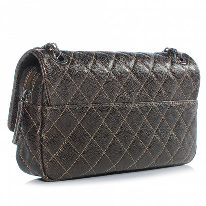 Chanel Iridescent Caviar Chic Caviar Flap Dark Gold 3 of 9