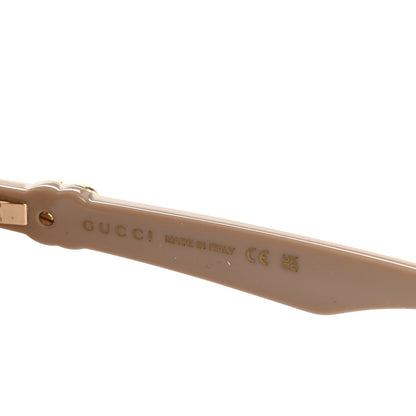 Gucci Acetate Rectangle Frame GG Generation Sunglasses GG1535S Beige 6 of 8