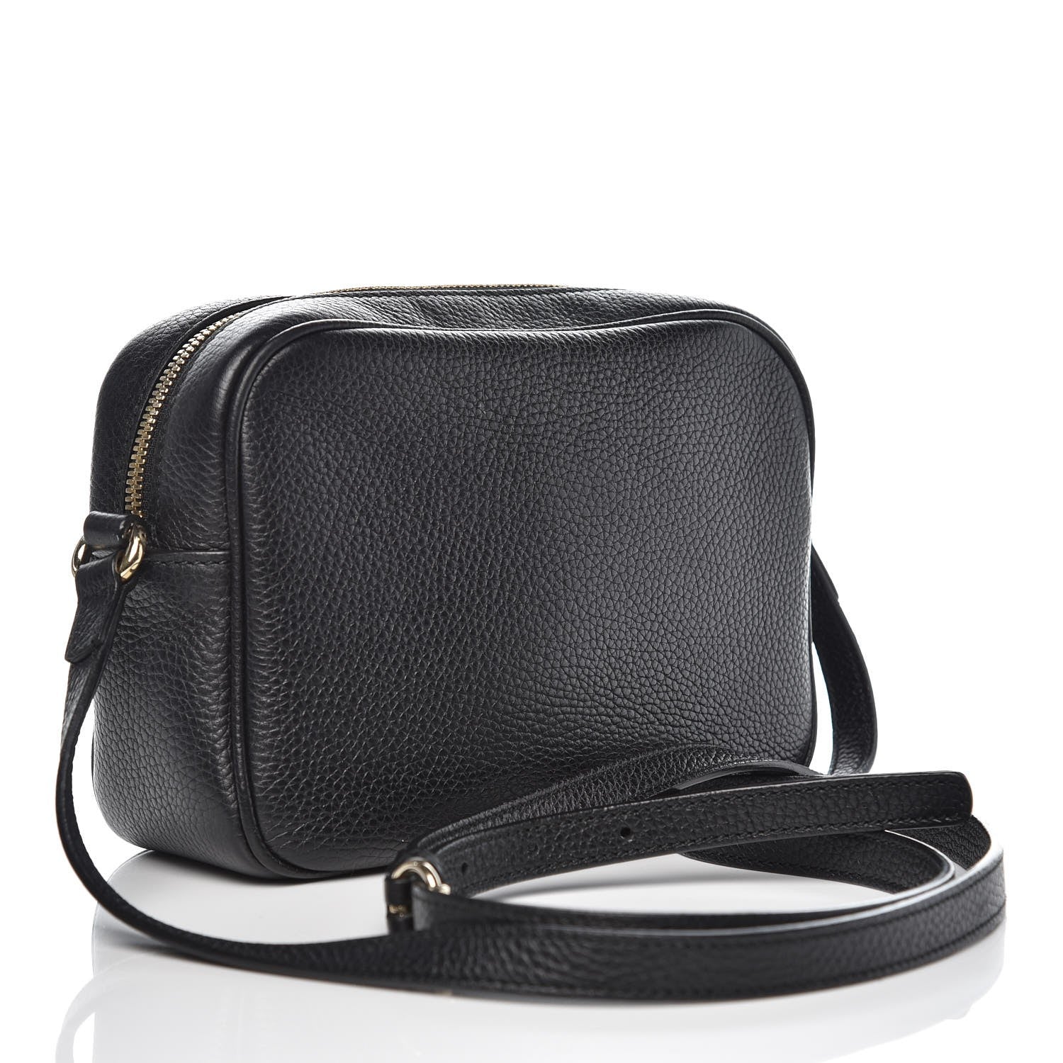 Gucci Pebbled Calfskin Small Soho Disco Bag Black 3 of 11