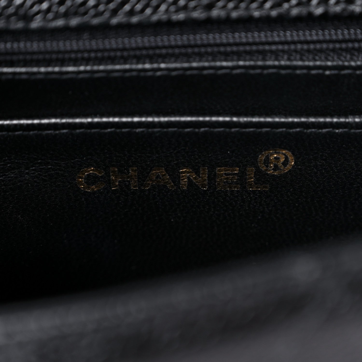 Chanel Caviar Stitched Shoulder Flap Bag Black 6 of 14