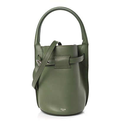 Celine Smooth Calfskin Nano Big Bag Bucket Army Green 1 of 9