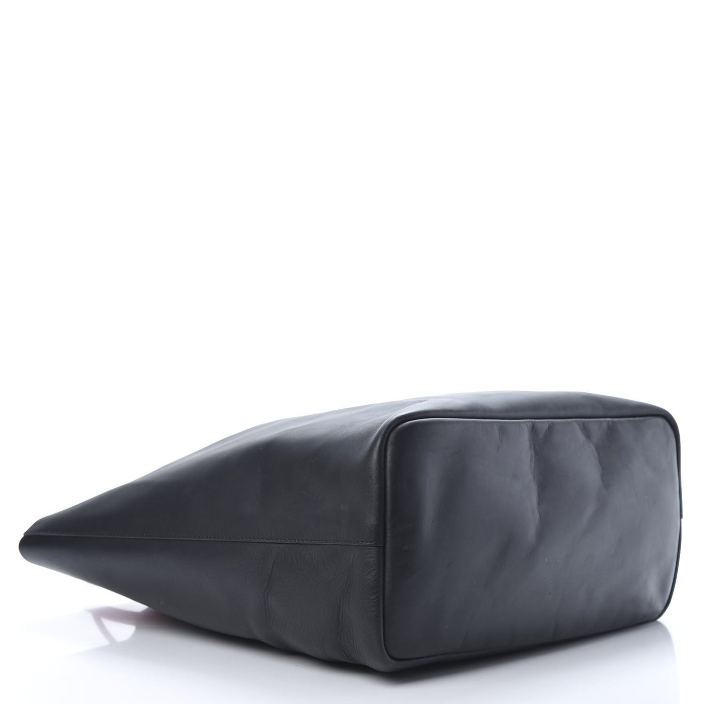 Calfskin Medium Antigona Tote Black Red