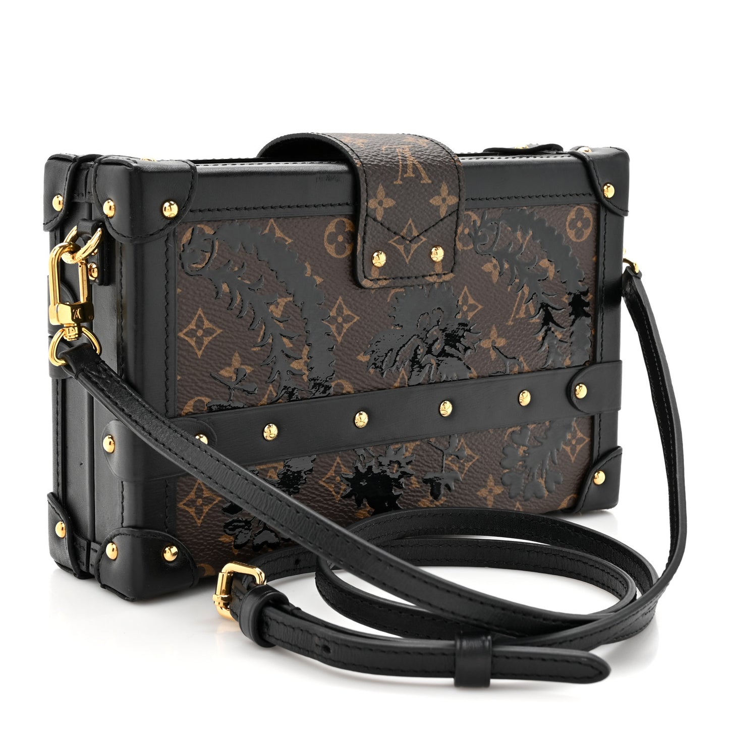 Monogram Blossom Petite Malle Black