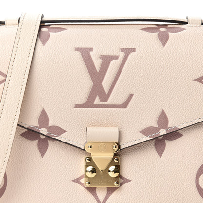 Louis Vuitton Empreinte Monogram Giant Pochette Metis Creme Bois De Rose 9 of 10
