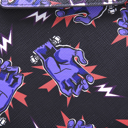 Prada X UNIVERSAL STUDIOS Saffiano Frankenstein Hand Print Smartphone Case Bag Viola 11 of 13