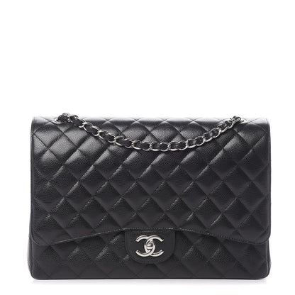 Chanel Caviar Quilted Maxi Double Flap Black 1 of 14