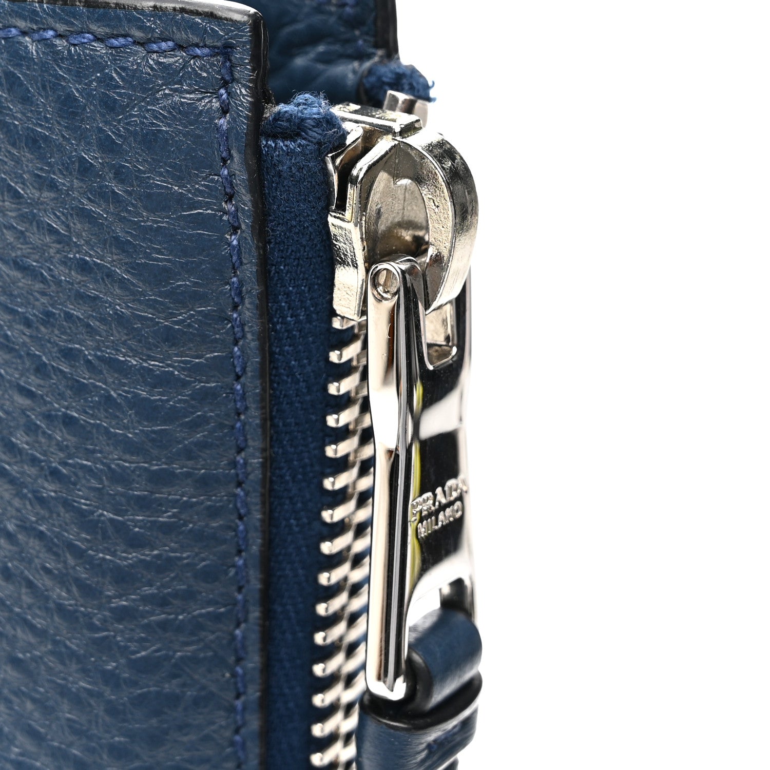 Prada Vitello Daino Shopping Tote Baltico 12 of 14