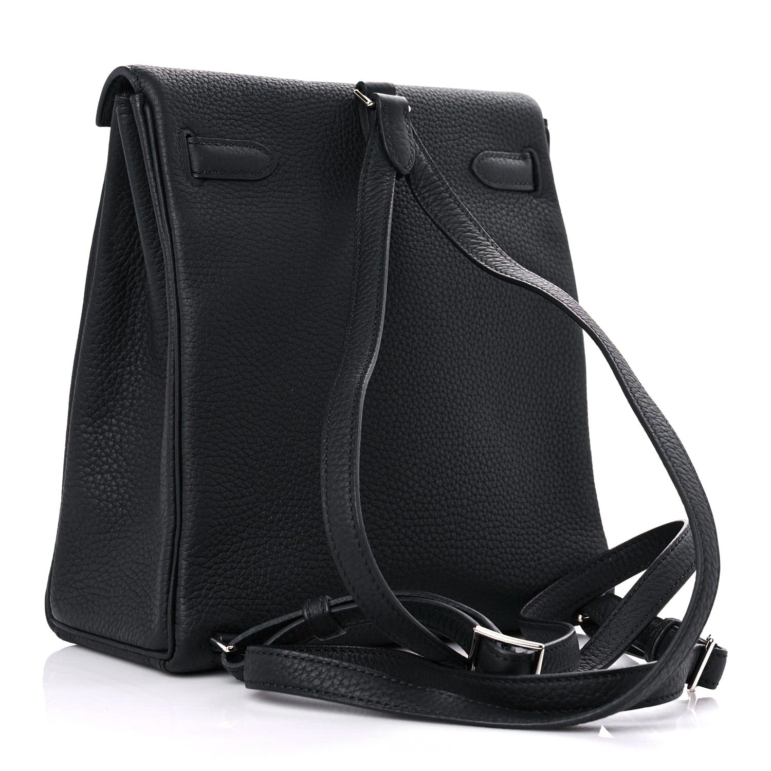 Hermes Togo Kelly Ado Backpack Black 3 of 10