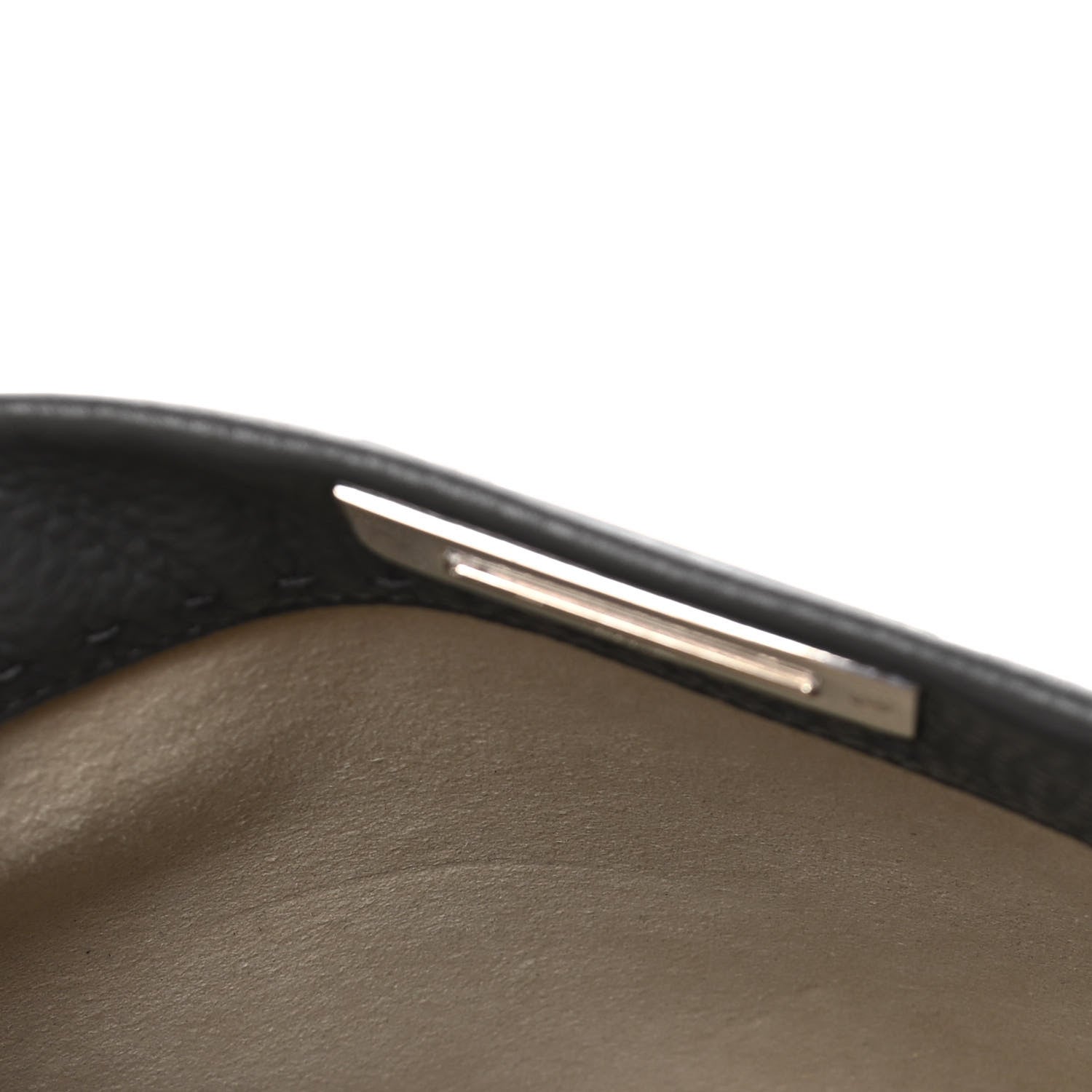 Fendi Cuoio Romano Selleria Bi-Color Medium Peekaboo Iconic Satchel Asfalto Latte 14 of 18