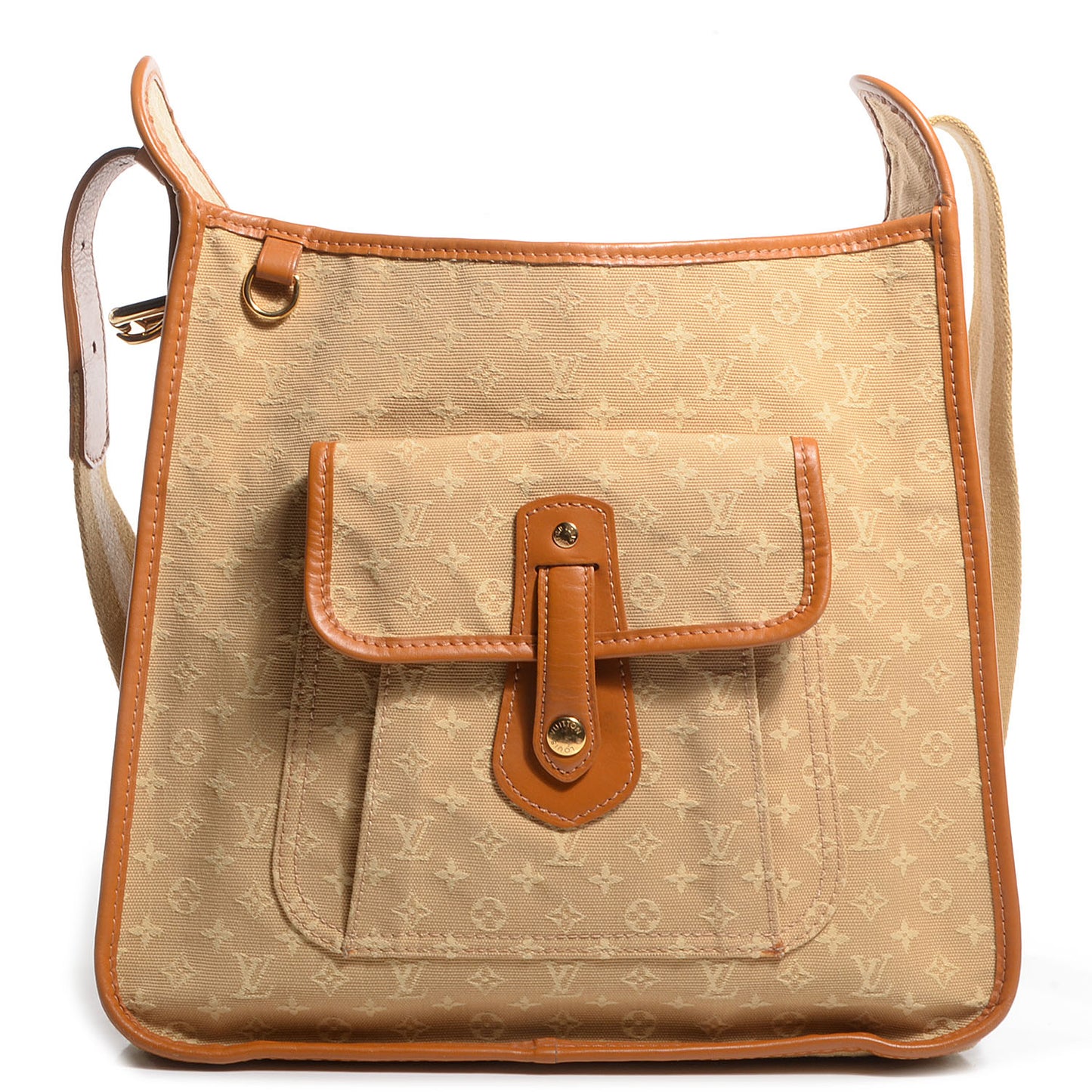 Mini Monogram Besace Mary Kate Beige
