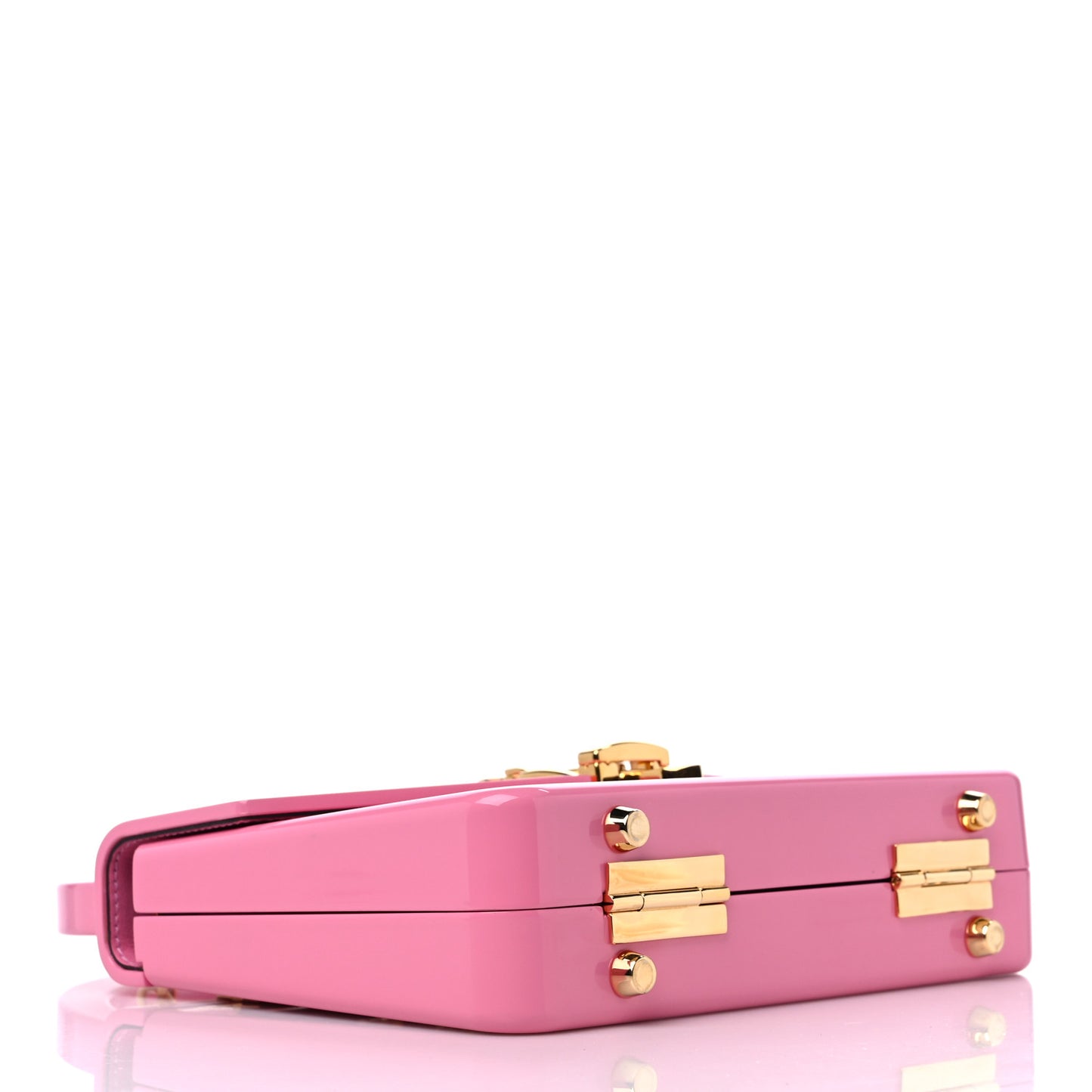 Plexiglass Mini Sylvie 1969 Top Handle Bag Pink