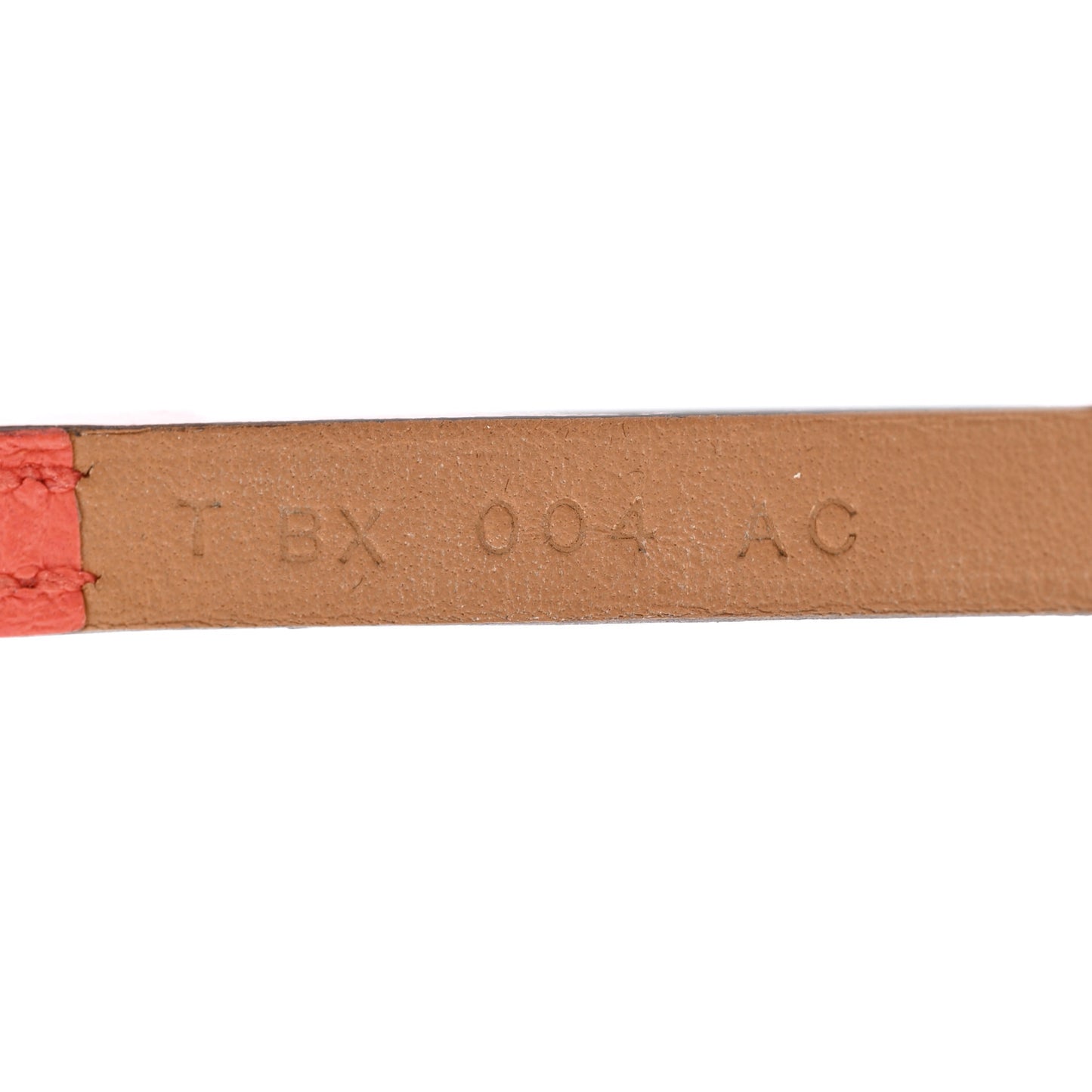 Epsom Behapi Quad Tour Bracelet M Orange Poppy