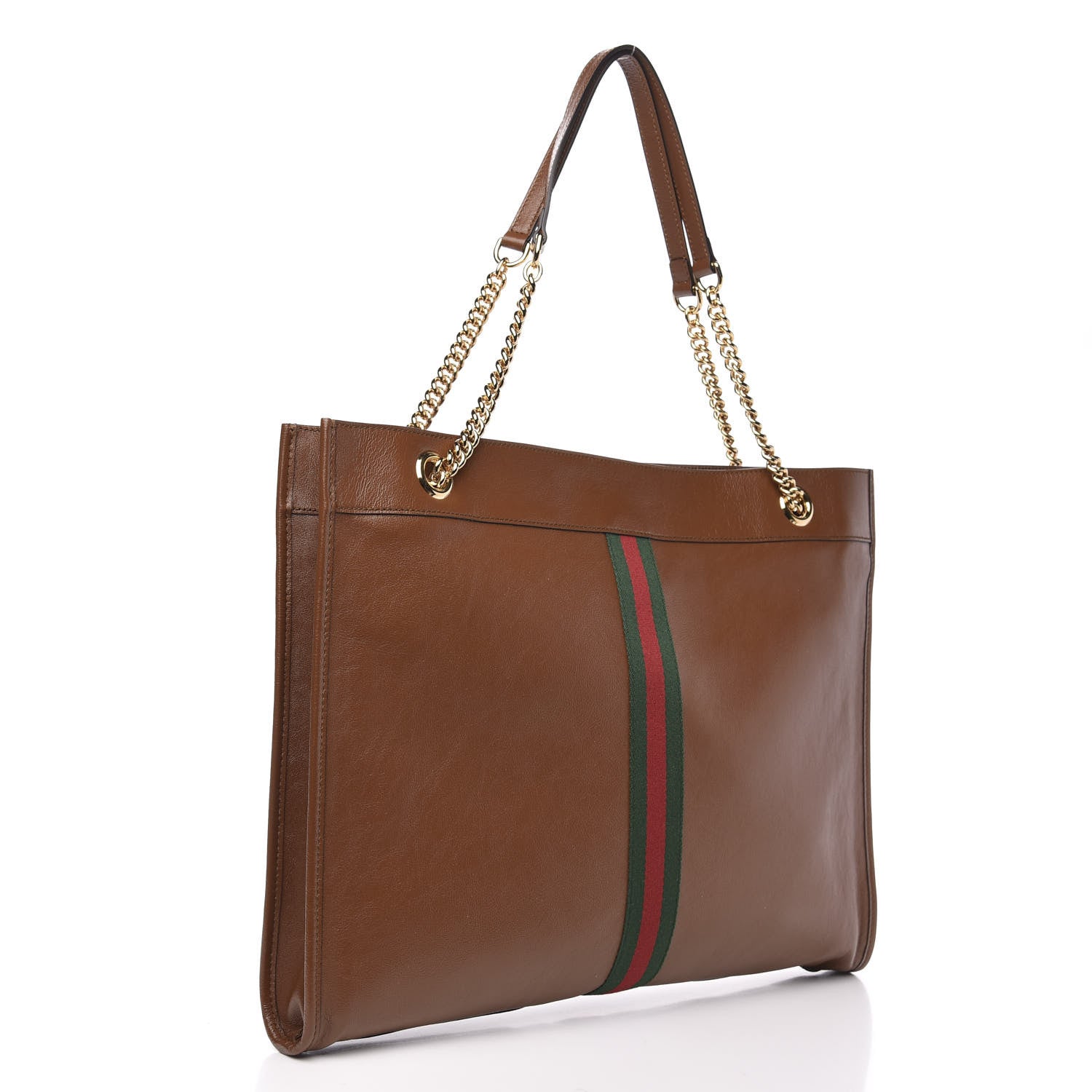 Gucci Calfskin Large Rajah Chain Tote Cuir 3 of 11