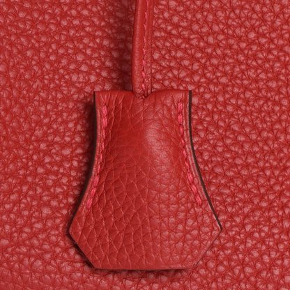 Hermes Taurillon Clemence Kelly Retourne 32 Rouge Casaque 15 of 32