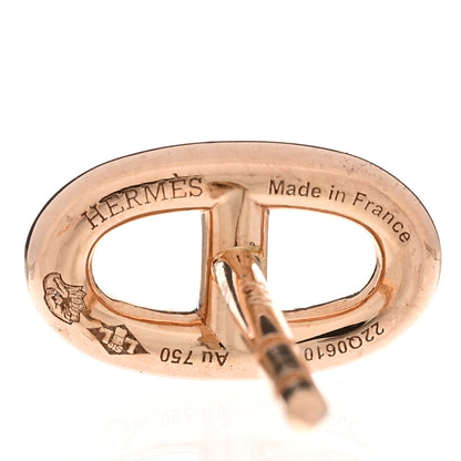 Hermes 18K Rose Gold TPM Farandole Stud Earrings 4 of 6