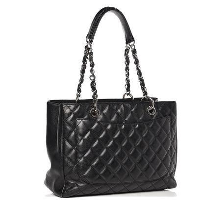 Chanel Caviar Grand Shopping Tote GST Black 3 of 15