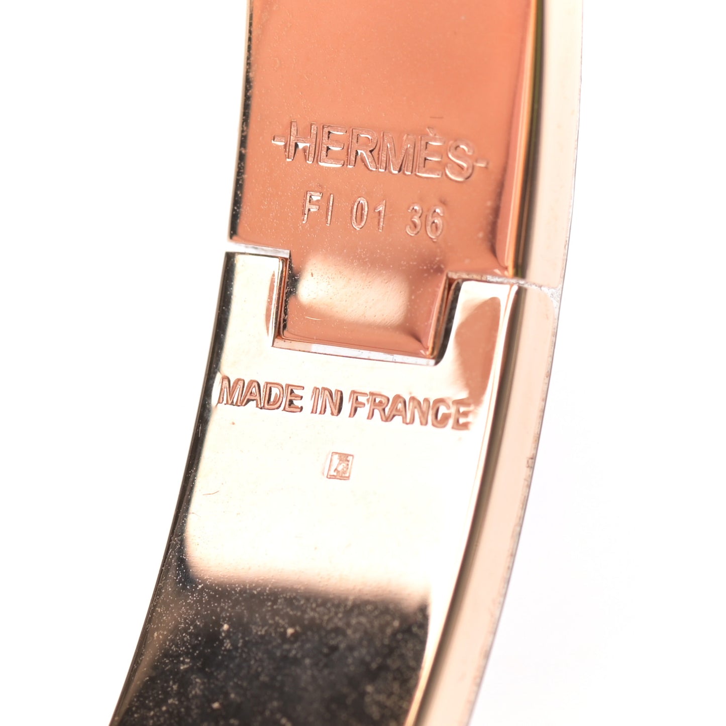 Enamel Narrow Clic Clac H Bracelet PM Aigue Marine