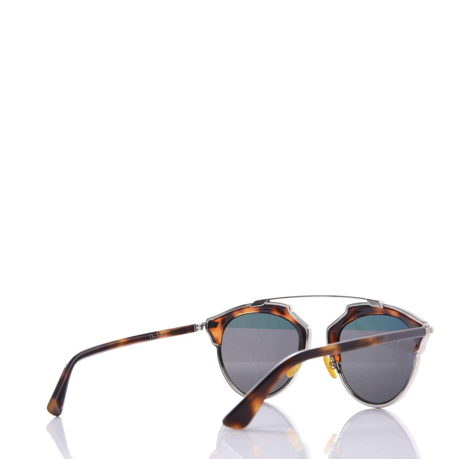 Christian Dior Mirrored So Real Sunglasses Silver Tortoise 4 of 6