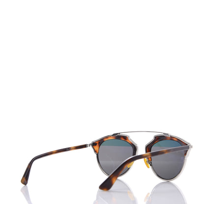 Christian Dior Mirrored So Real Sunglasses Silver Tortoise 4 of 6