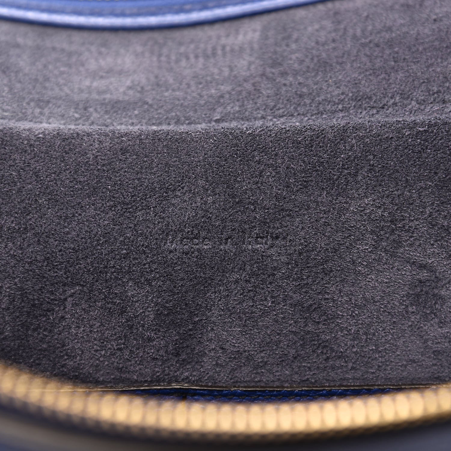 Celine Grained Calfskin Mini Belt Bag Indigo 6 of 11