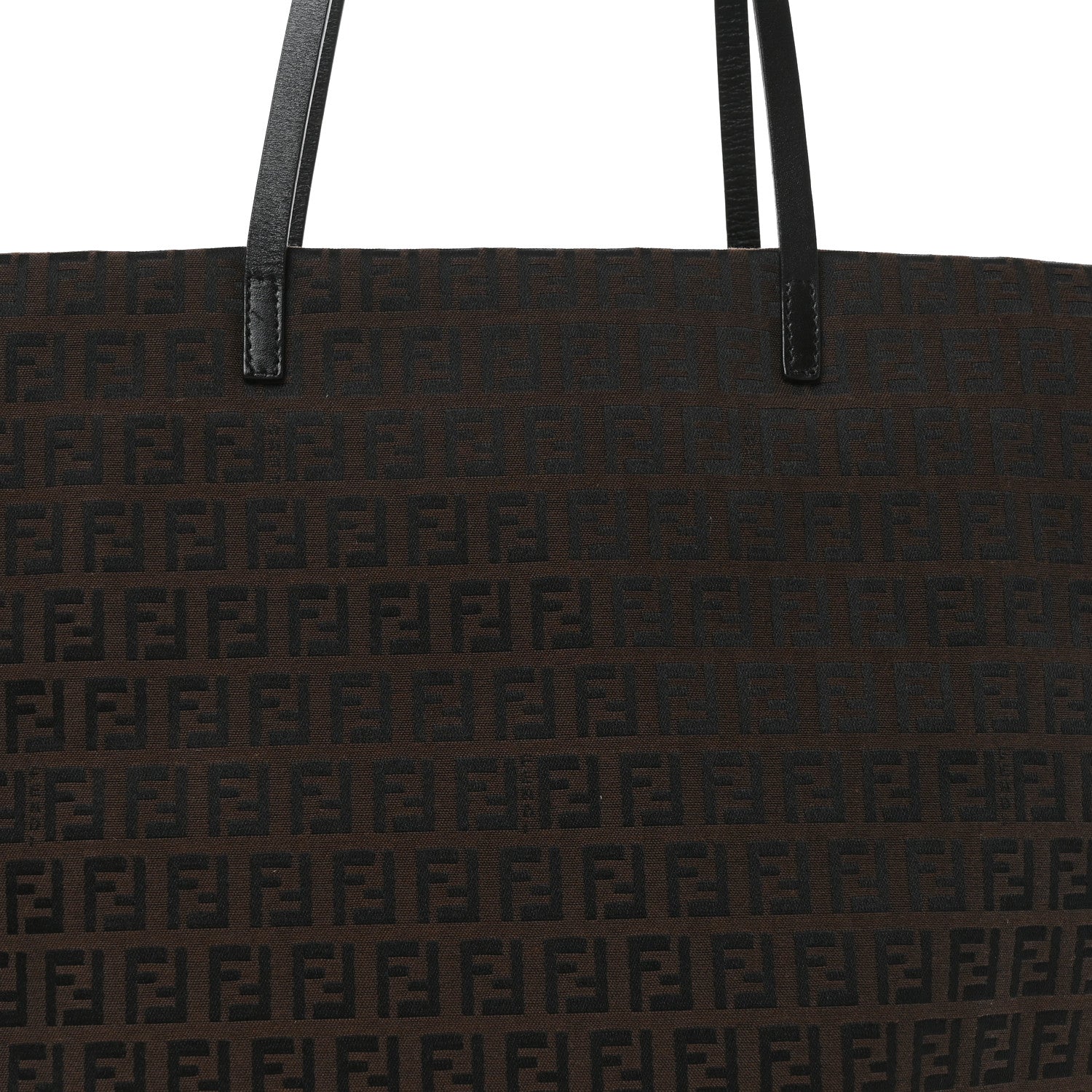 Fendi Zucchino Shopping Tote Tobacco 7 of 9
