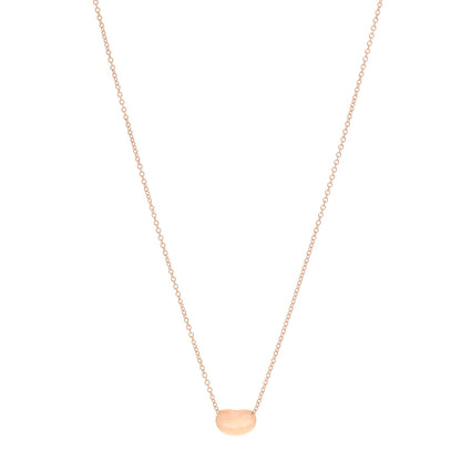 Tiffany 18K Rose Gold 9mm Elsa Peretti Bean Pendant Necklace 1 of 7