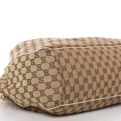 Gucci Monogram Large Positano Tote Off White 9 of 10