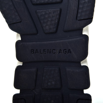 Balenciaga Neoprene Knit Allover Logo Bi-Color Sole Womens Speed Sneakers 36 Black White 7 of 8