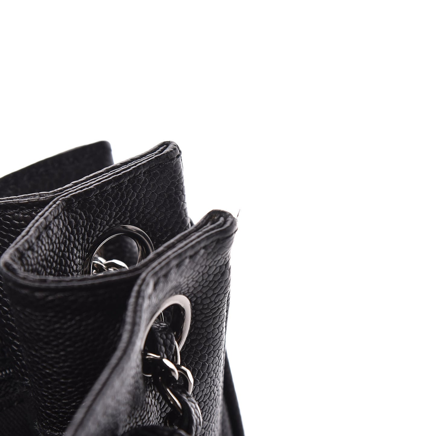 Caviar Mademoiselle Accordion Flap Black