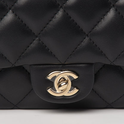 Chanel Lambskin Quilted Mini My Precious Flap Black 8 of 11