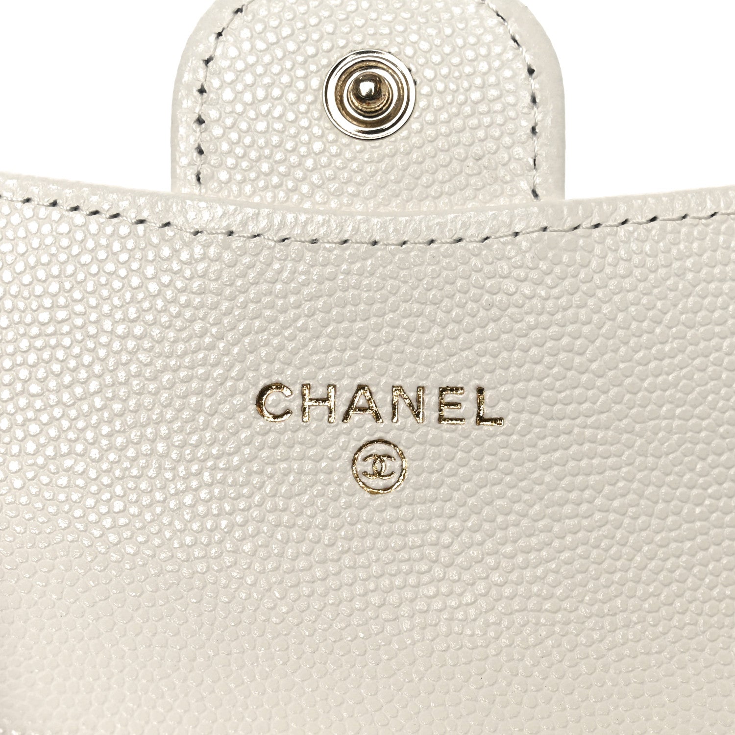 Chanel Caviar Quilted Mini Chain Belt Bag White 6 of 11
