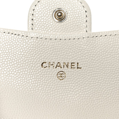 Chanel Caviar Quilted Mini Chain Belt Bag White 6 of 11