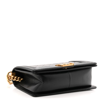 Chanel Caviar Quilted Medium Boy Flap Black 4 of 11