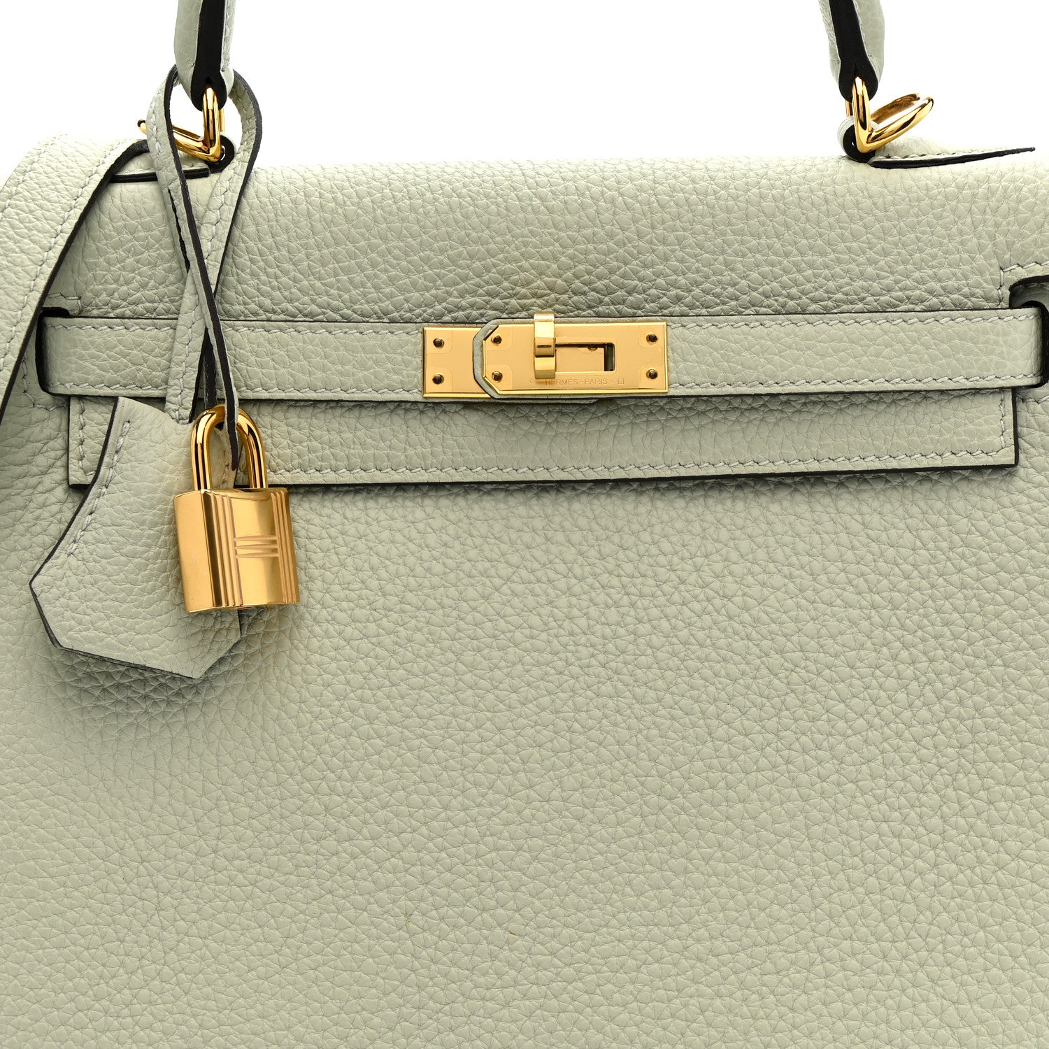Hermes Togo Kelly Retourne 25 Gris Neve 15 of 23