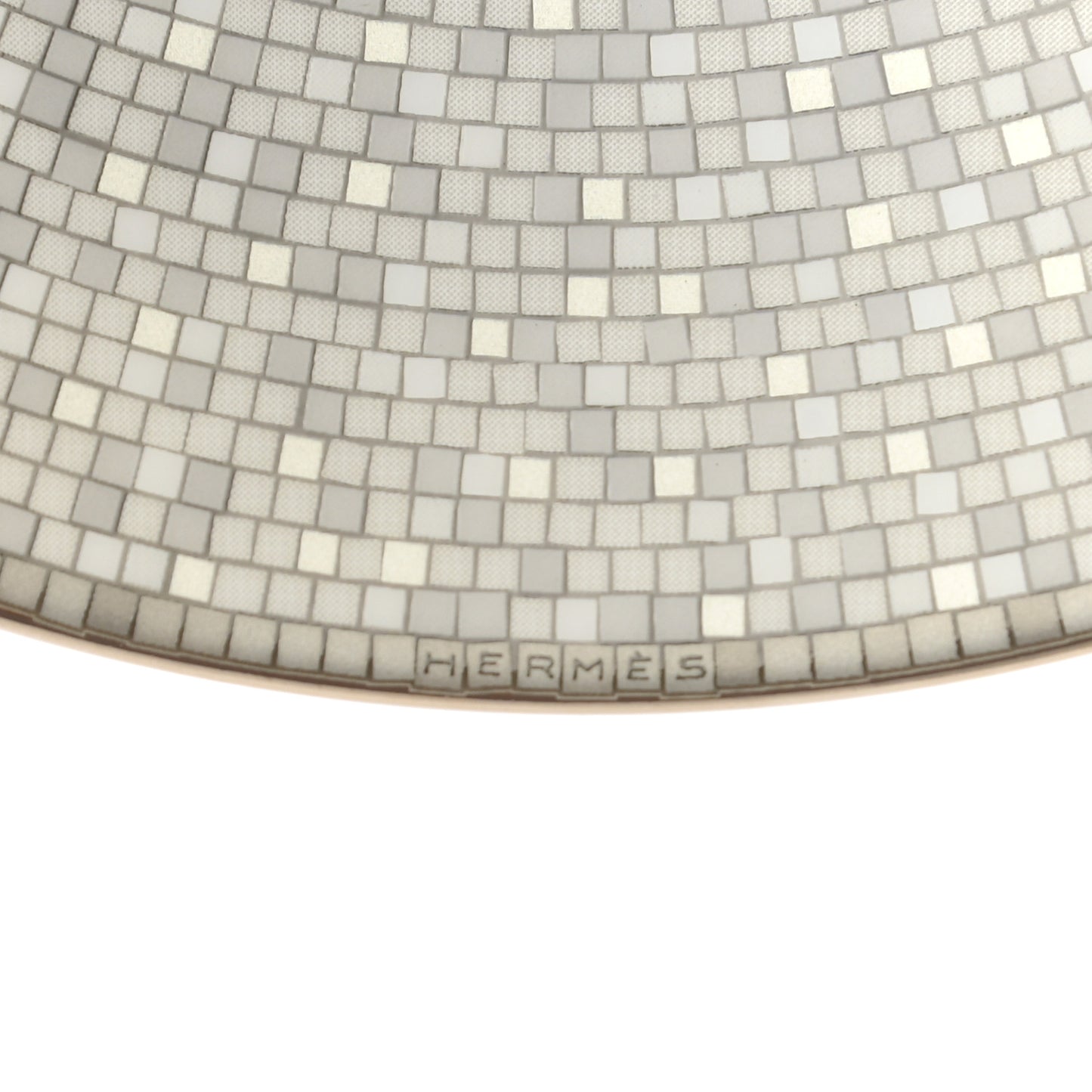 Porcelain Mosaique Au 24 Breakfast Cup And Saucer Set Of 2 Platine