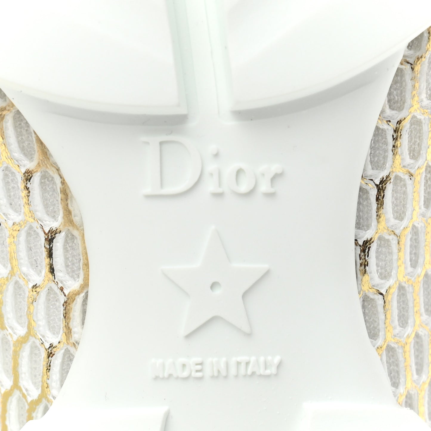 Mesh D-Connect Sneakers 37.5 Gold
