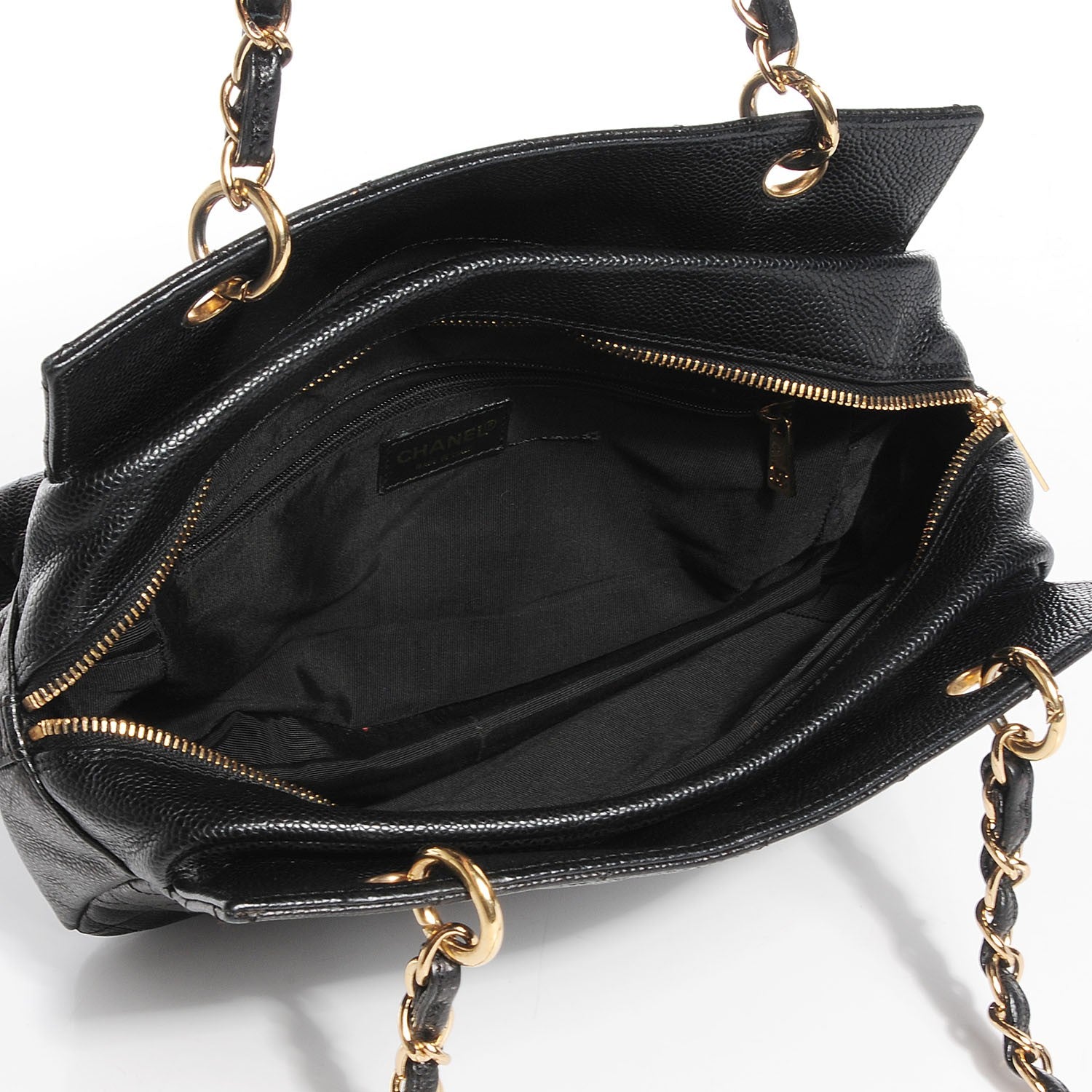 Chanel Caviar Quilted Petit Timeless Tote PTT Black 5 of 8
