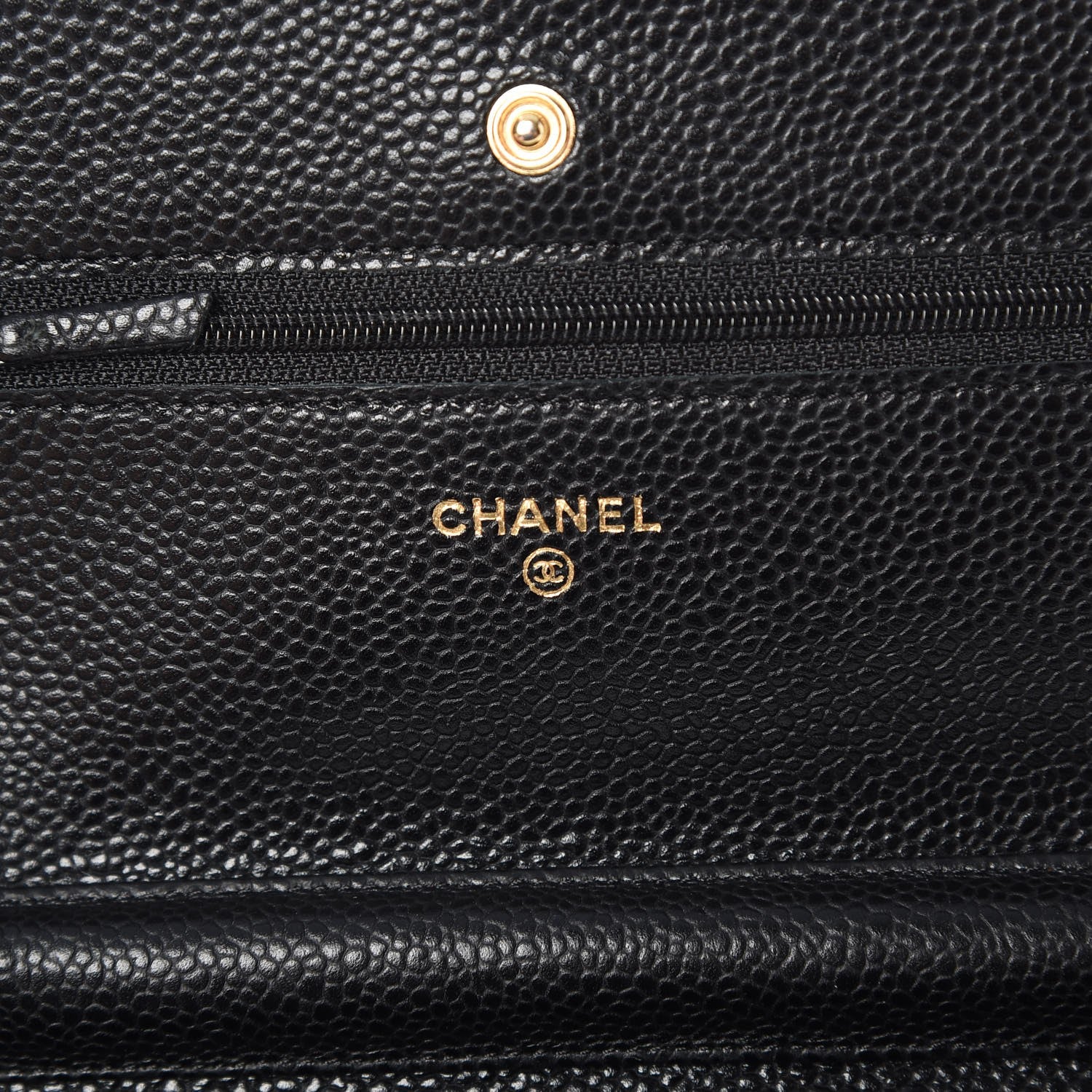 Chanel Caviar Quilted Wallet On Chain WOC Black 7 of 14